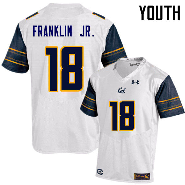 Youth #18 Marloshawn Franklin Jr. Cal Bears (California Golden Bears College) Football Jerseys Sale- - Click Image to Close